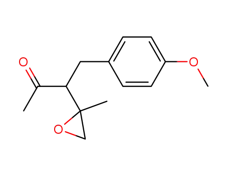 Molecular Structure of 89100-05-0 (2-Butanone, 4-(4-methoxyphenyl)-3-(2-methyloxiranyl)-)