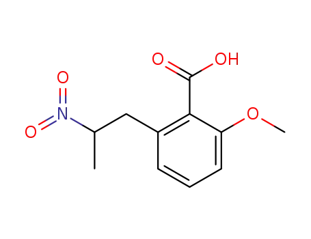 2-(2-nitropropyl)-6-methoxybenzoic acid