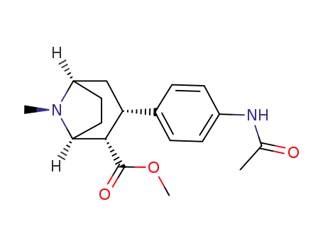 3β-(4-acetamidophenyl)tropane-2β-carboxylic acid methyl ester