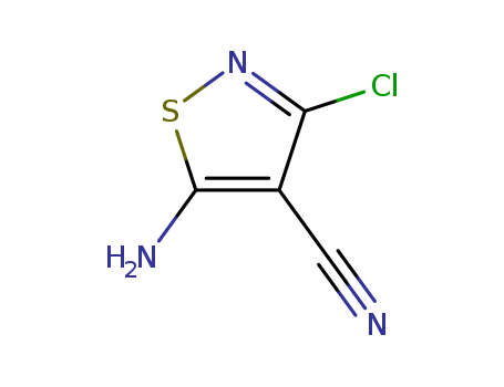 4-Isothiazolecarbonitrile, 5-amino-3-chloro-