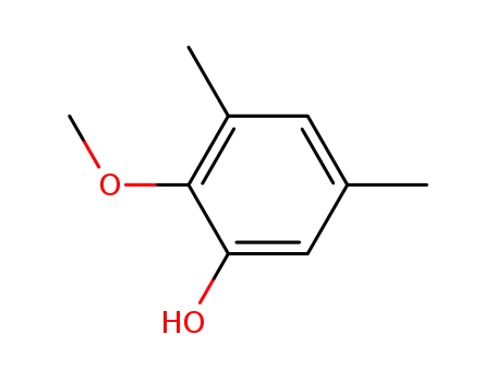 Molecular Structure of 2785-85-5 (2-methoxy-3,5-dimethylphenol)