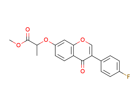 131814-59-0,methyl 2-{[3-(4-fluorophenyl)-4-oxo-4H-chromen-7-yl]oxy}propanoate,