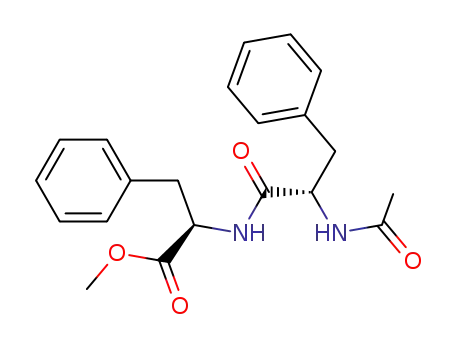 Molecular Structure of 62088-03-3 (D-Phenylalanine, N-(N-acetyl-L-phenylalanyl)-, methyl ester)