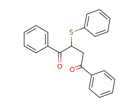 Molecular Structure of 69971-47-7 (1,4-Butanedione, 1,4-diphenyl-2-(phenylthio)-)