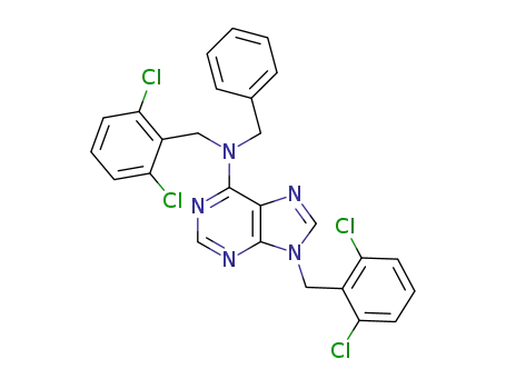 N-benzyl-N,9-bis(2,6-dichlorobenzyl)adenine