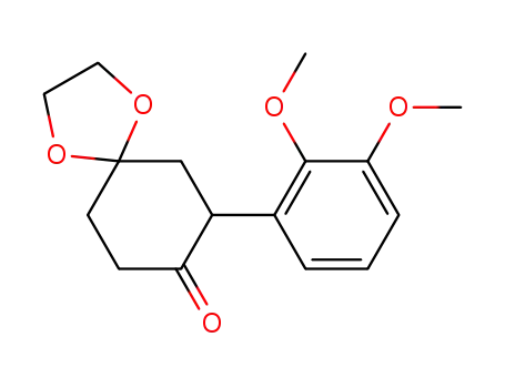 1,4-Dioxaspiro[4.5]decan-8-one, 7-(2,3-dimethoxyphenyl)-