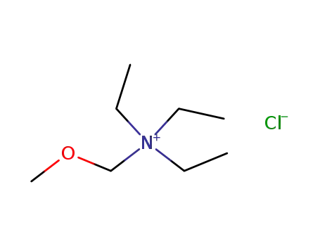 Molecular Structure of 80113-90-2 (Ethanaminium, N,N-diethyl-N-(methoxymethyl)-, chloride)