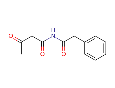 Molecular Structure of 16673-84-0 (Benzeneacetamide, N-(1,3-dioxobutyl)-)