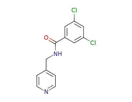 Molecular Structure of 80819-05-2 (Benzamide, 3,5-dichloro-N-(4-pyridinylmethyl)-)