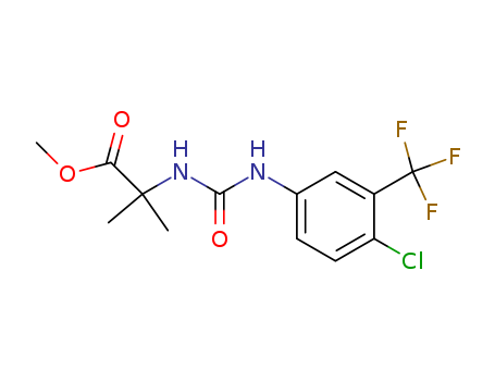 Alanine,N-[[[4-chloro-3-(trifluoromethyl)phenyl]amino]carbonyl]-2-methyl-, methyl ester