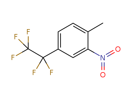 Benzene,1-methyl-2-nitro-4-(1,1,2,2,2-pentafluoroethyl)-