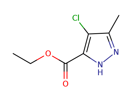1H-Pyrazole-3-carboxylic acid, 4-chloro-5-methyl-, ethyl ester