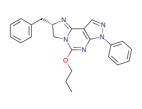 Molecular Structure of 133973-80-5 (2,7-dihydro-7-phenyl-2-(phenylmethyl)-5-propoxy-3H-imidazo(1,2-c)pyrazolo(4,3-e)pyrimidine)