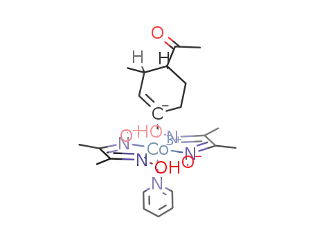 (1-acetyl-2-methyl-3-cyclohexen-4-yl)pyridinebis(dimethylglyoximato)cobalt(III)