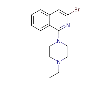 Molecular Structure of 223552-79-2 (3-bromo-1-(4-ethylpiperazin-1-yl)isoquinoline)