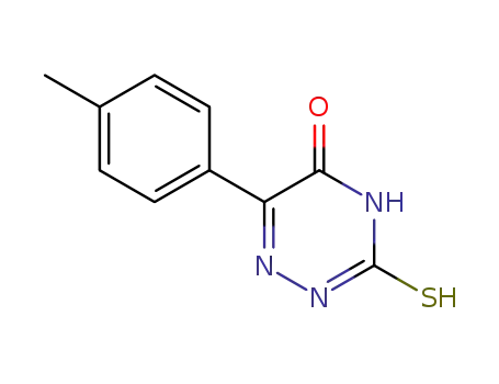 Molecular Structure of 27623-05-8 (6-(4-METHYLPHENYL)-3-THIOXO-3,4-DIHYDRO-1,2,4-TRIAZIN-5(2H)-ONE)