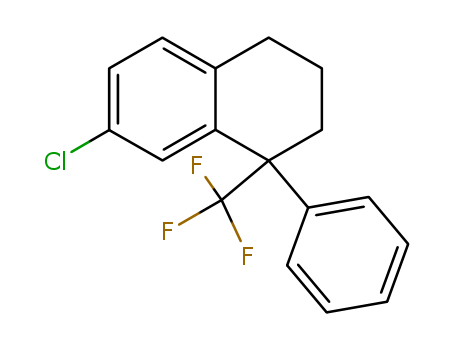 Naphthalene, 7-chloro-1,2,3,4-tetrahydro-1-phenyl-1-(trifluoromethyl)-
