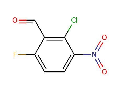 Benzaldehyde, 2-chloro-6-fluoro-3-nitro-