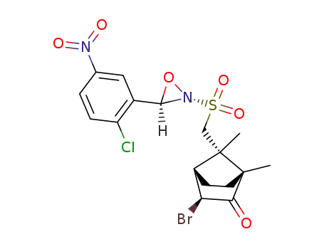 (R,R)-(+)-2-(d-α-bromo-?-camphorsulfonyl)-3-(2-chloro-5-nitrophenyl)oxaziridine