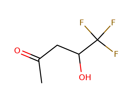 Molecular Structure of 50905-90-3 (2-Pentanone, 5,5,5-trifluoro-4-hydroxy-)