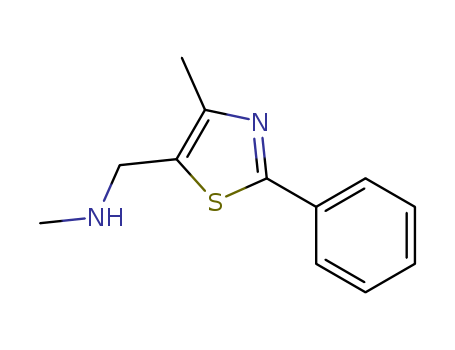 N-Methyl-N-[(4-methyl-2-phenyl-1,3-thiazol-5-yl)methyl]amine, 97%