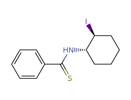 Molecular Structure of 77469-36-4 (N-(trans-2-iodocyclohexyl)thiobenzamide)