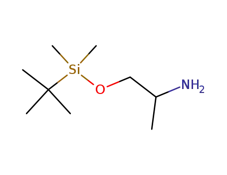 Molecular Structure of 175718-35-1 (1-(tert-butyldimethylsilyloxy)propan-2-amine)