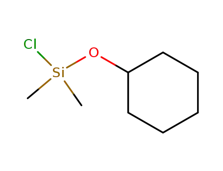Molecular Structure of 13871-95-9 (Silane, chloro(cyclohexyloxy)dimethyl-)