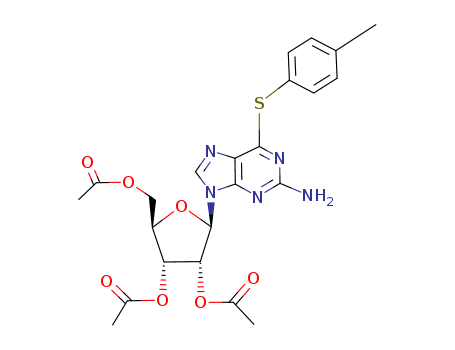 6-S-(4-Methylphenyl)-6-thio-guanosine2',3',5'-Triacetate