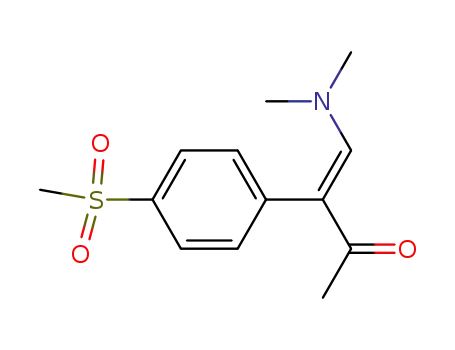 3-Buten-2-one, 4-(dimethylamino)-3-[4-(methylsulfonyl)phenyl]-