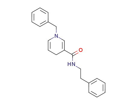 Molecular Structure of 39713-12-7 (3-Pyridinecarboxamide,
1,4-dihydro-N-(2-phenylethyl)-1-(phenylmethyl)-)