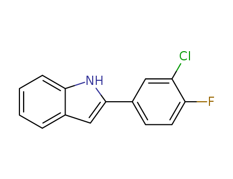 2-(3-chloro-4-fluorophenyl)-1H-indole