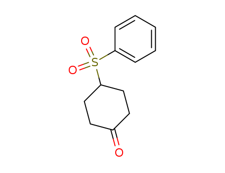 Cyclohexanone, 4-(phenylsulfonyl)-
