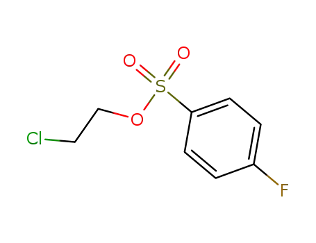Molecular Structure of 312-65-2 (2-chloroethyl 4-fluorobenzenesulfonate)
