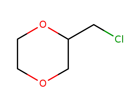 Molecular Structure of 21048-16-8 (1,4-DIOXANE, 2-(CHLOROMETHYL)-)