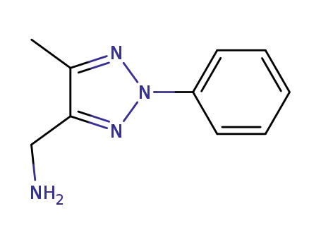 Molecular Structure of 105362-45-6 ((5-METHYL-2-PHENYL-2H-1,2,3-TRIAZOL-4-YL)METHYLAMINE)