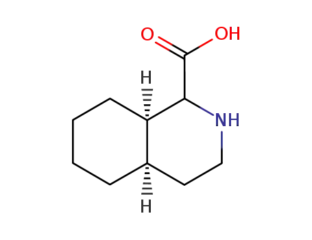 Molecular Structure of 169390-26-5 (DECAHYDRO-ISOQUINOLINE-1-CARBOXYLIC ACID)