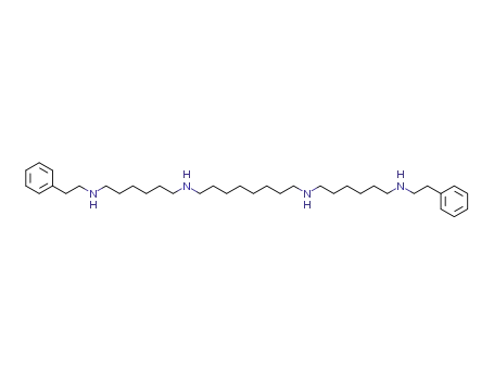 Molecular Structure of 141367-06-8 (1,8-Octanediamine, N,N'-bis[6-[(2-phenylethyl)amino]hexyl]-)