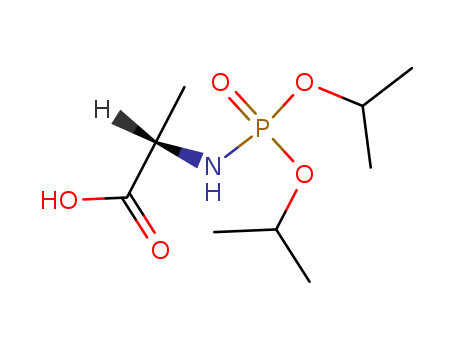 Molecular Structure of 110484-60-1 (L-Alanine, N-[bis(1-methylethoxy)phosphinyl]-)