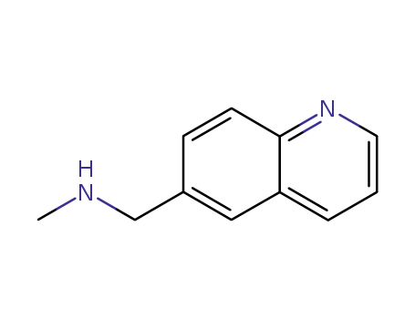 Molecular Structure of 179873-36-0 (N-METHYL-N-(QUINOLIN-6-YLMETHYL)AMINE)