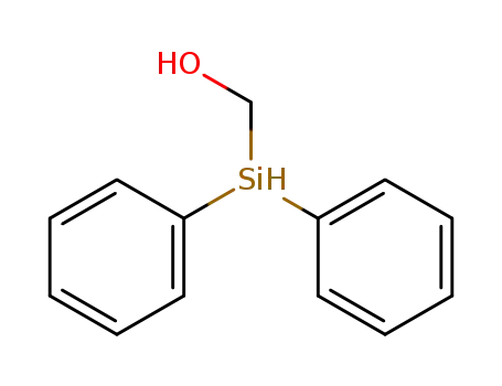 Molecular Structure of 84440-50-6 (Methanol, (diphenylsilyl)-)