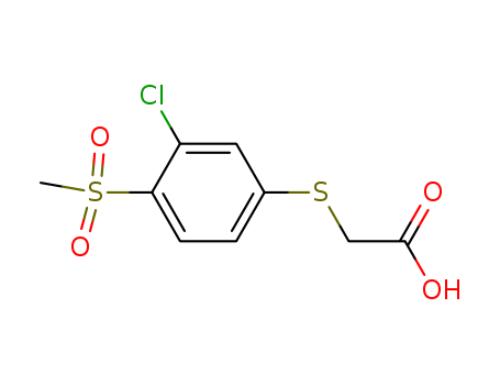 Acetic acid, [[3-chloro-4-(methylsulfonyl)phenyl]thio]-