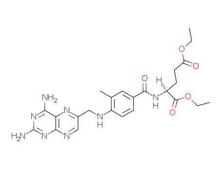 (S)-2-{4-[(2,4-Diamino-pteridin-6-ylmethyl)-amino]-3-methyl-benzoylamino}-pentanedioic acid diethyl ester