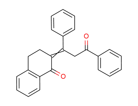 Molecular Structure of 35339-16-3 (2-(3-oxo-1,3-diphenylpropylidene)-1,2,3,4-tetrahydronaphthalen-1-one)