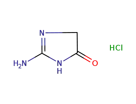 Molecular Structure of 18221-88-0 (glycollylguanidine)