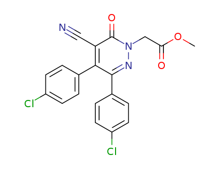 75643-86-6,methyl [3,4-bis(4-chlorophenyl)-5-cyano-6-oxopyridazin-1(6H)-yl]acetate,