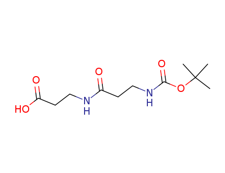 Molecular Structure of 126074-82-6 (b-Alanine, N-[(1,1-dimethylethoxy)carbonyl]-b-alanyl-)