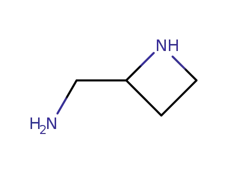 Molecular Structure of 103550-76-1 (2-Azetidinemethanamine)
