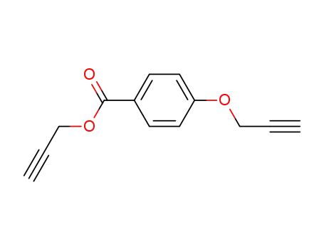 Molecular Structure of 61747-71-5 (Benzoic acid, 4-(2-propynyloxy)-, 2-propynyl ester)