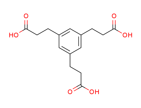 Molecular Structure of 18226-49-8 (1,3,5-Benzenetripropanoic acid)